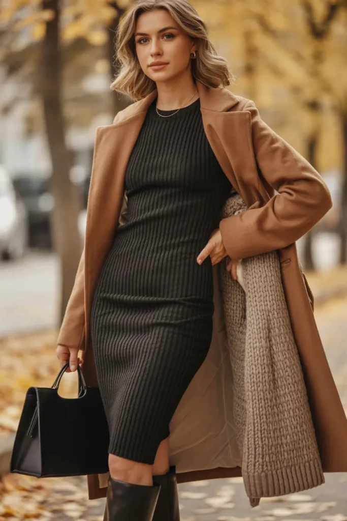 Black Knit Dresses