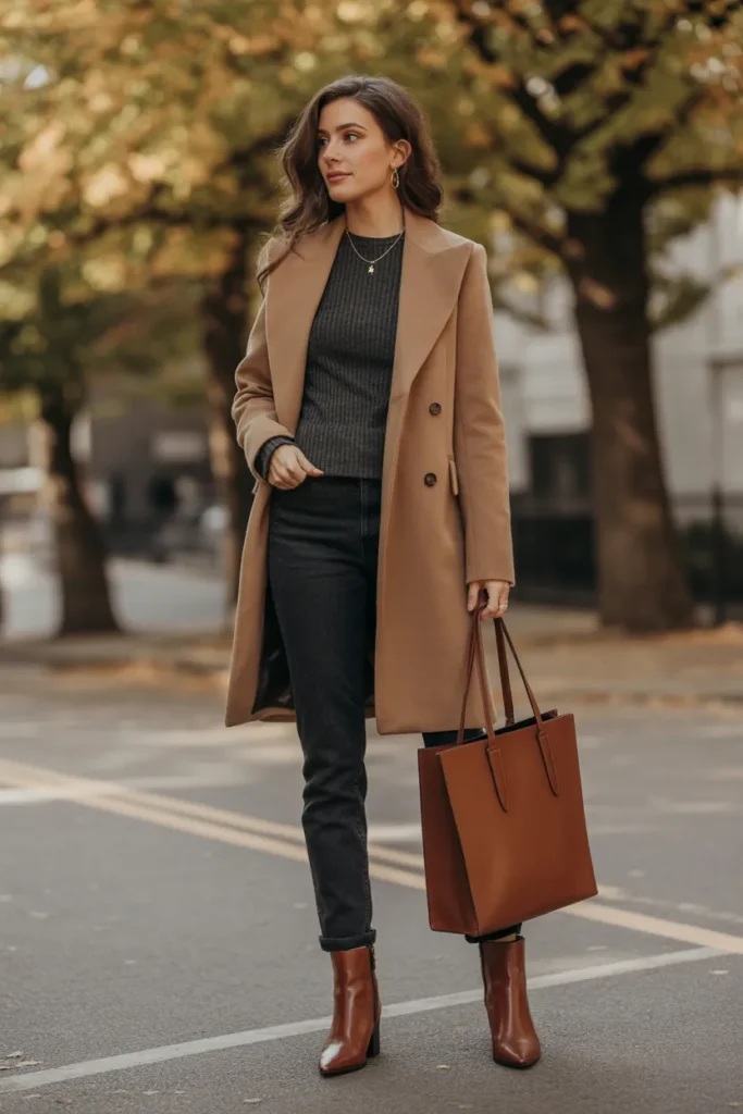 Camel Coat Layers