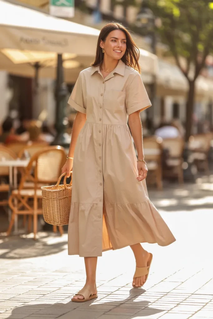 Cotton Shirt Sundress