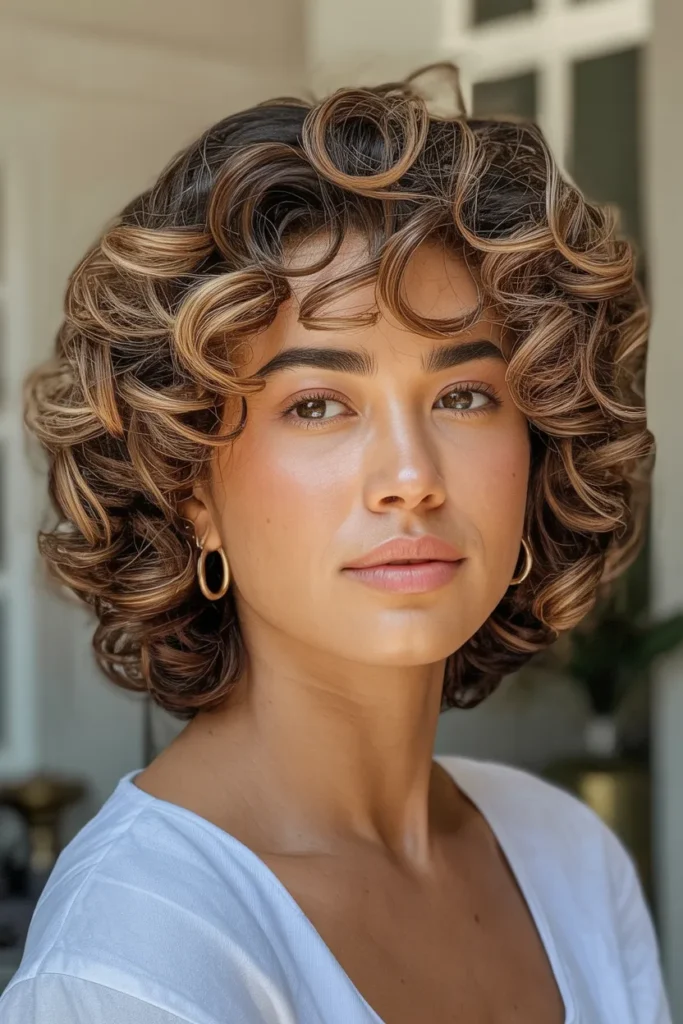Curly Bob Layers