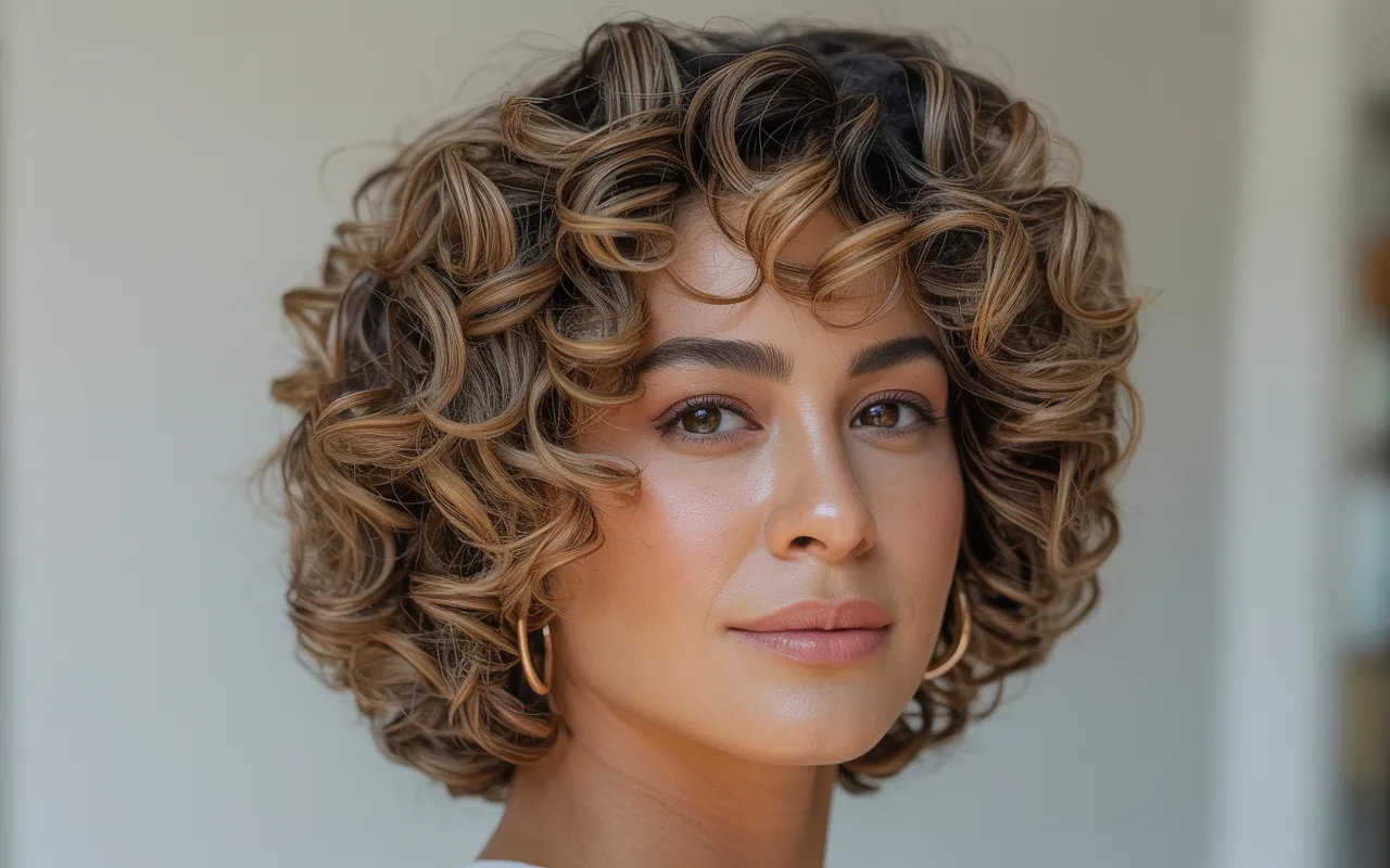 Curly Bob Layers