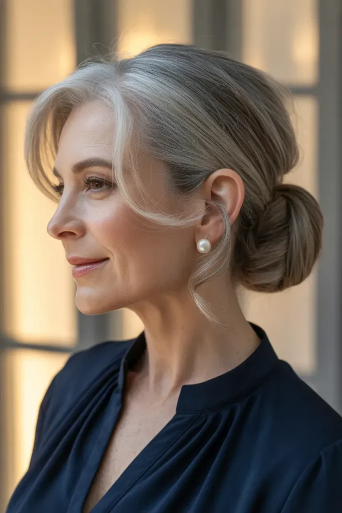 Elegant Low Bun