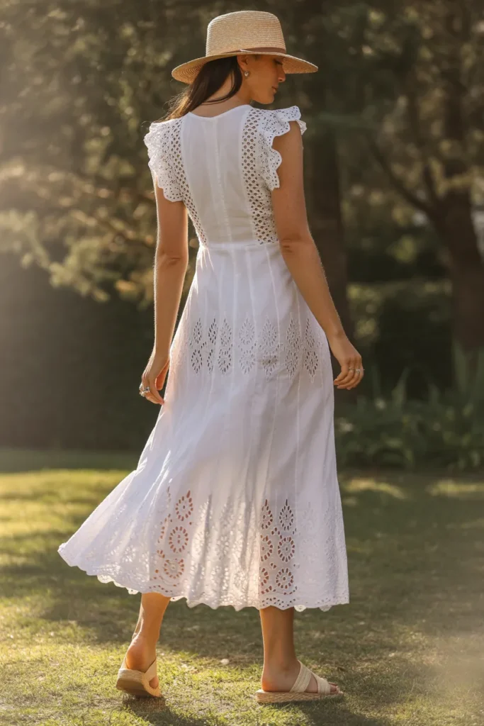 Eyelet Lace Sundress