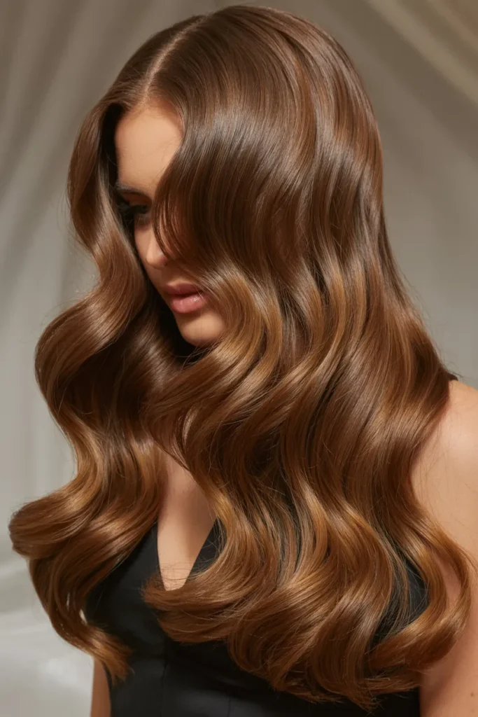Glossy Waterfall Waves