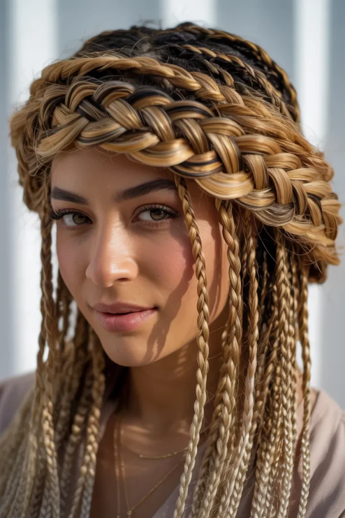 Honey Blonde Crown