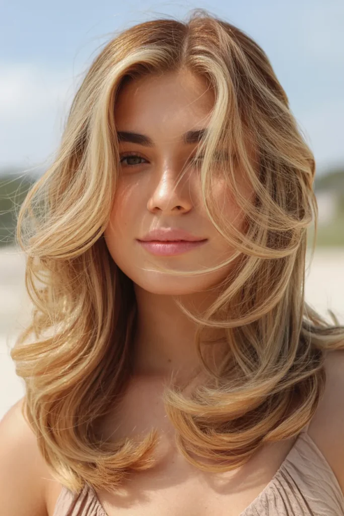 Honey Blonde Waves