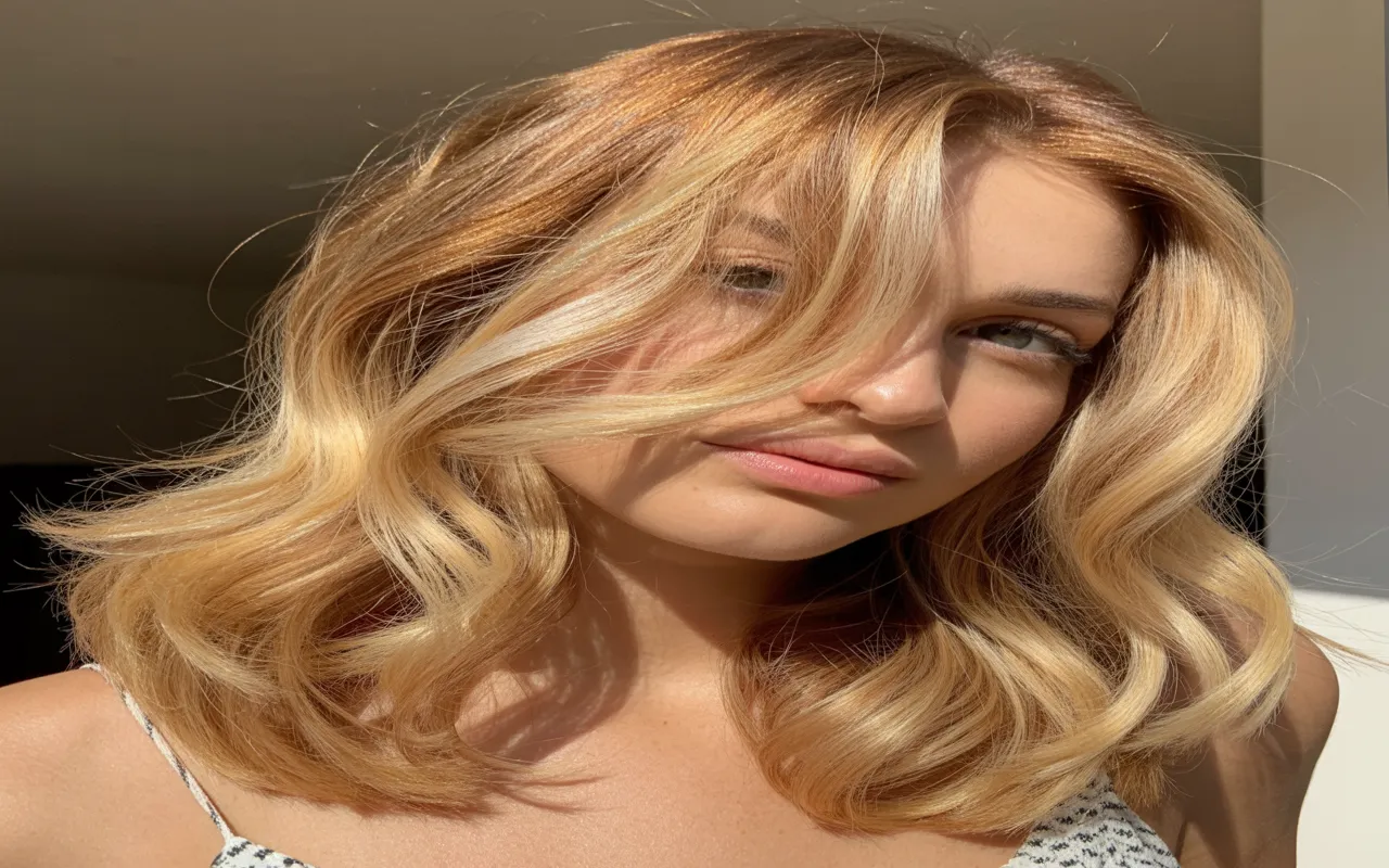 Honey Blonde Waves