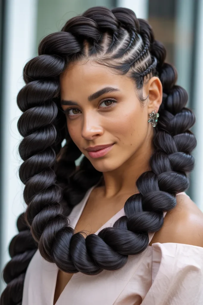 Jumbo Side Braids
