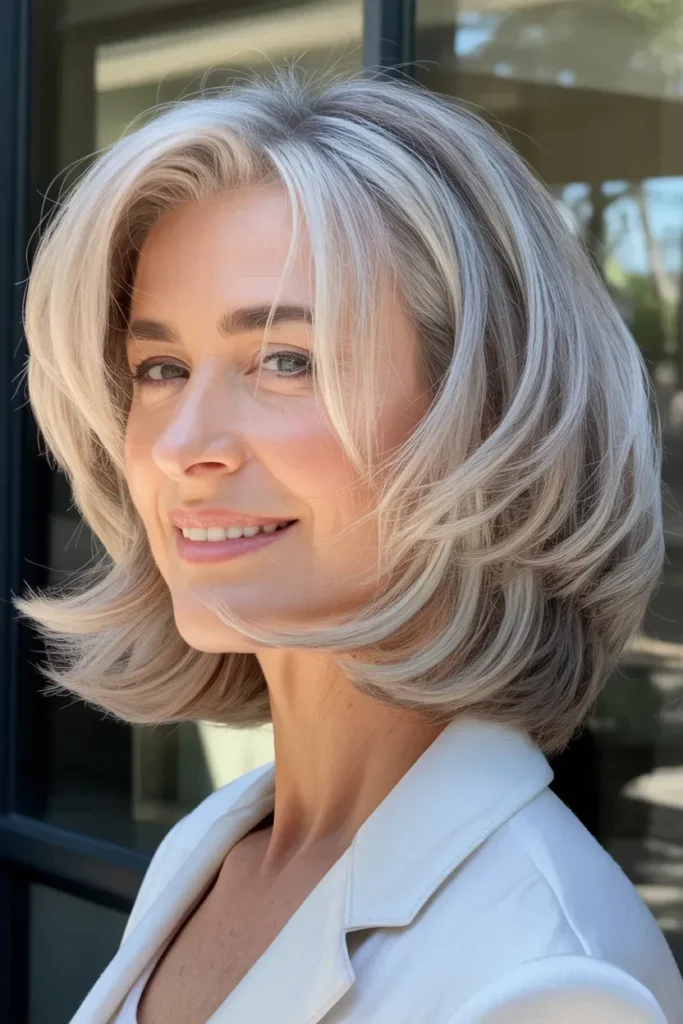 Layered Silver Bob