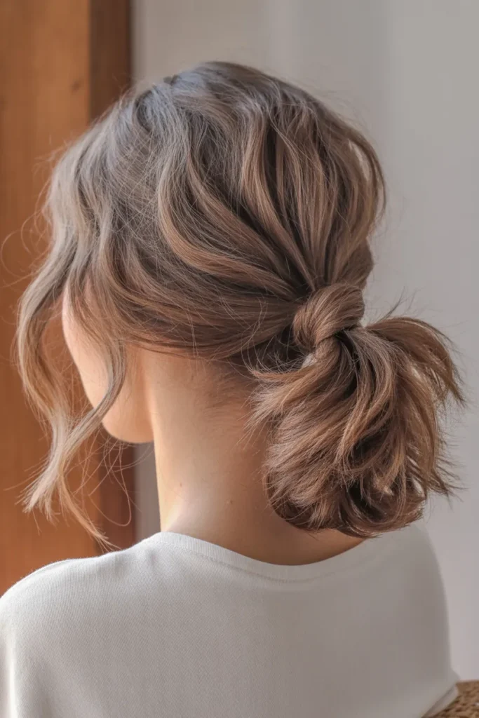 Messy Low Knot