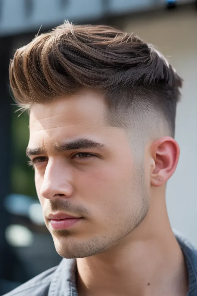 Mid Fade Quiff
