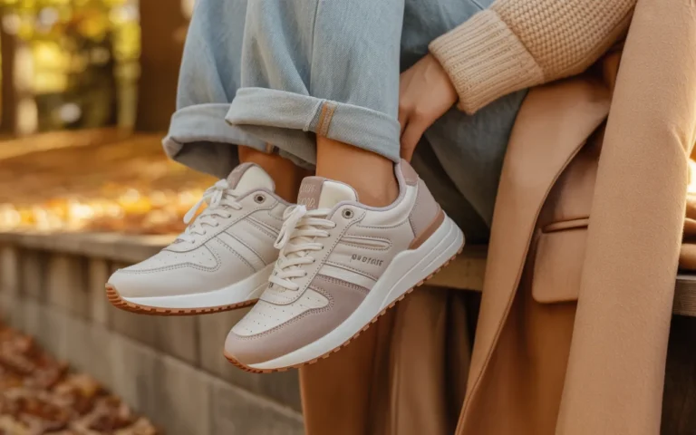 Neutral Retro Sneakers