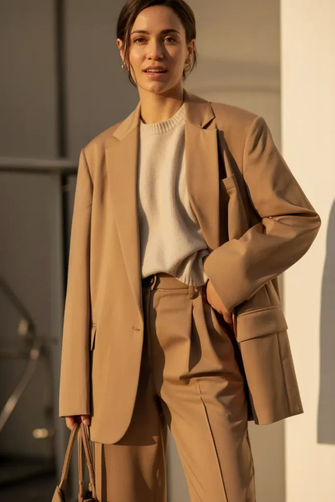 Oversized Camel Tailoring