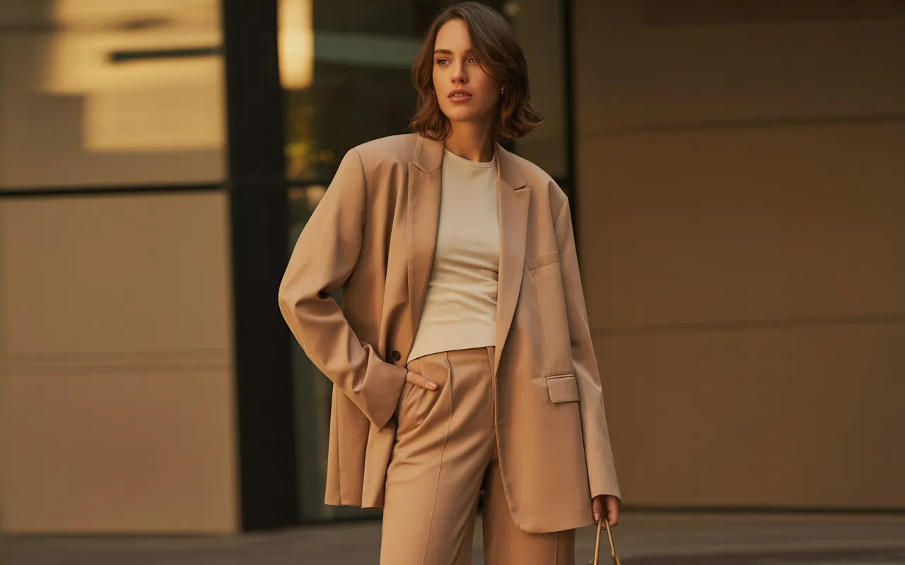 Oversized Camel Tailoring