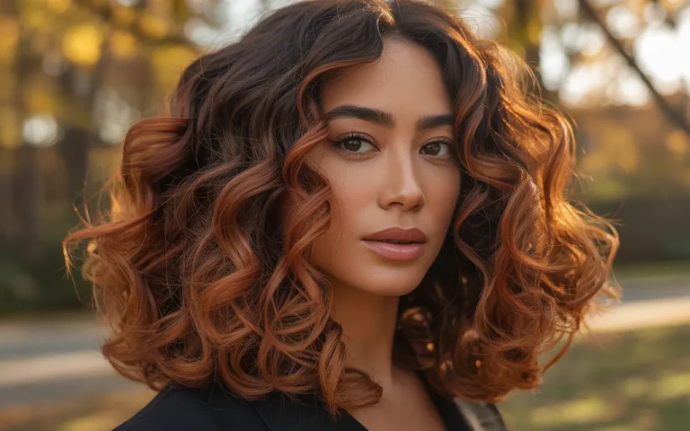 Rich Cinnamon Balayage
