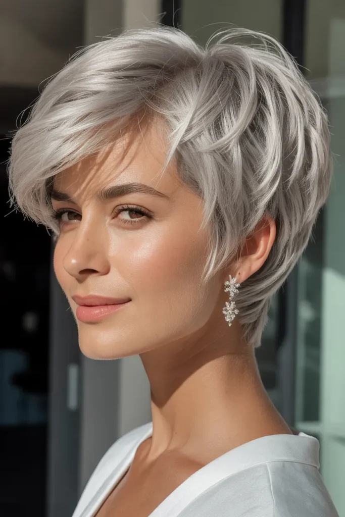 Silver Feathered Pixie