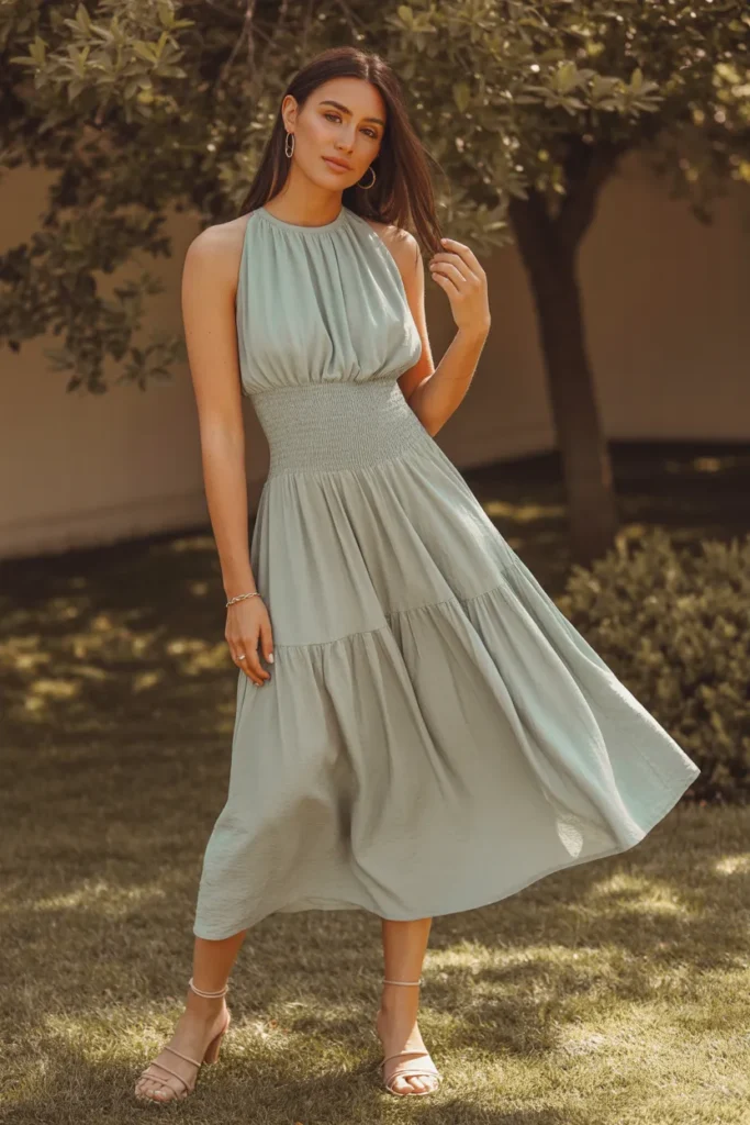 Smocked Waist Dress