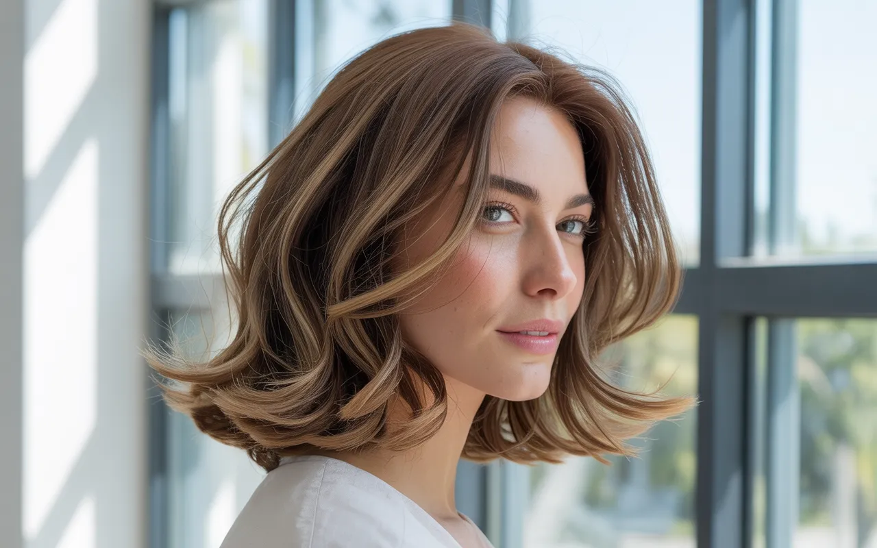 wavy hair