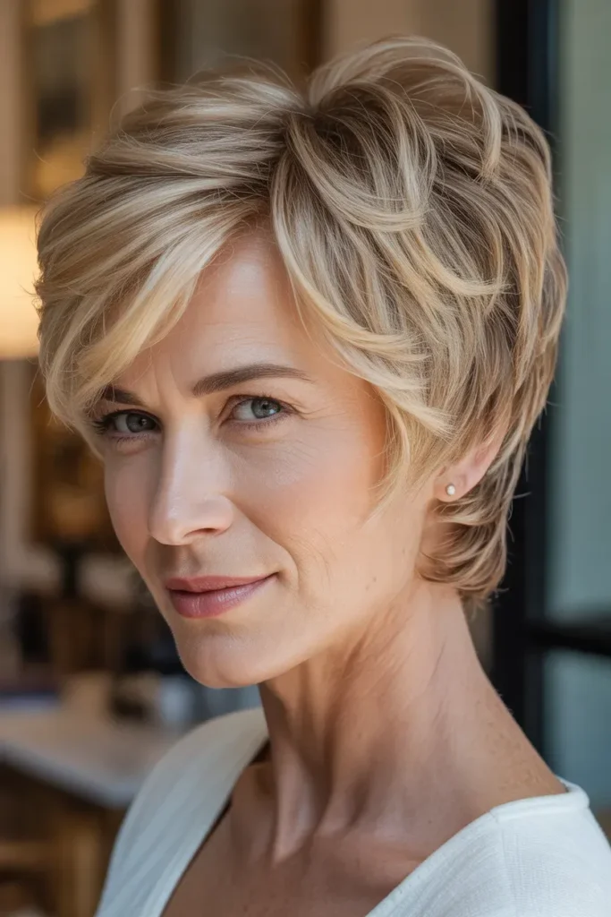 Textured Pixie Cut