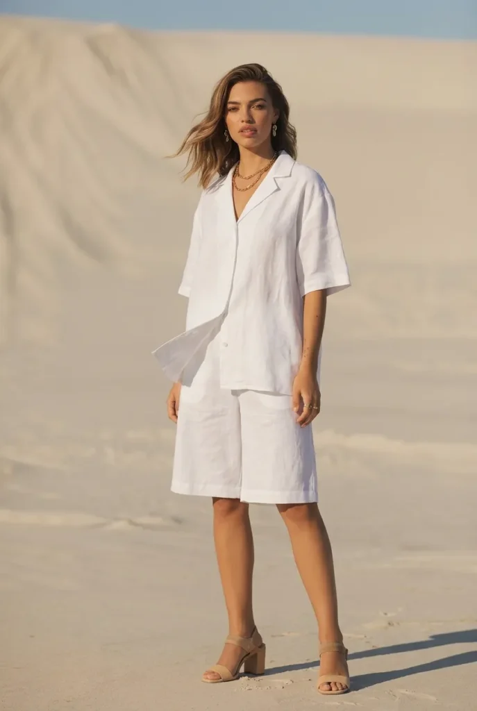White Linen Coords