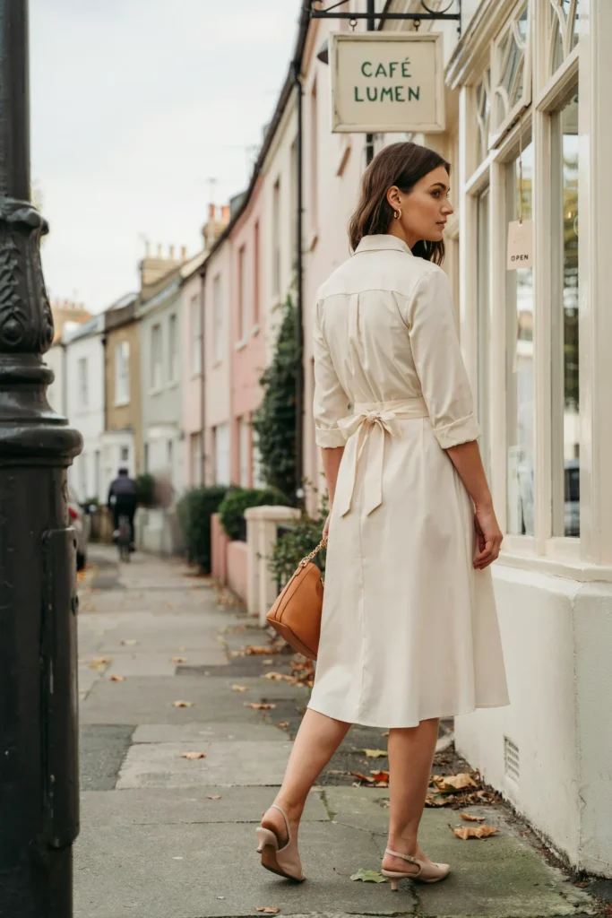 Belted Shirt Dress