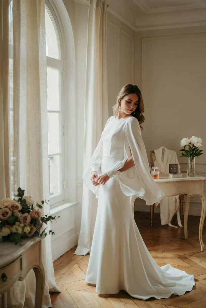Bishop Sleeve Gown