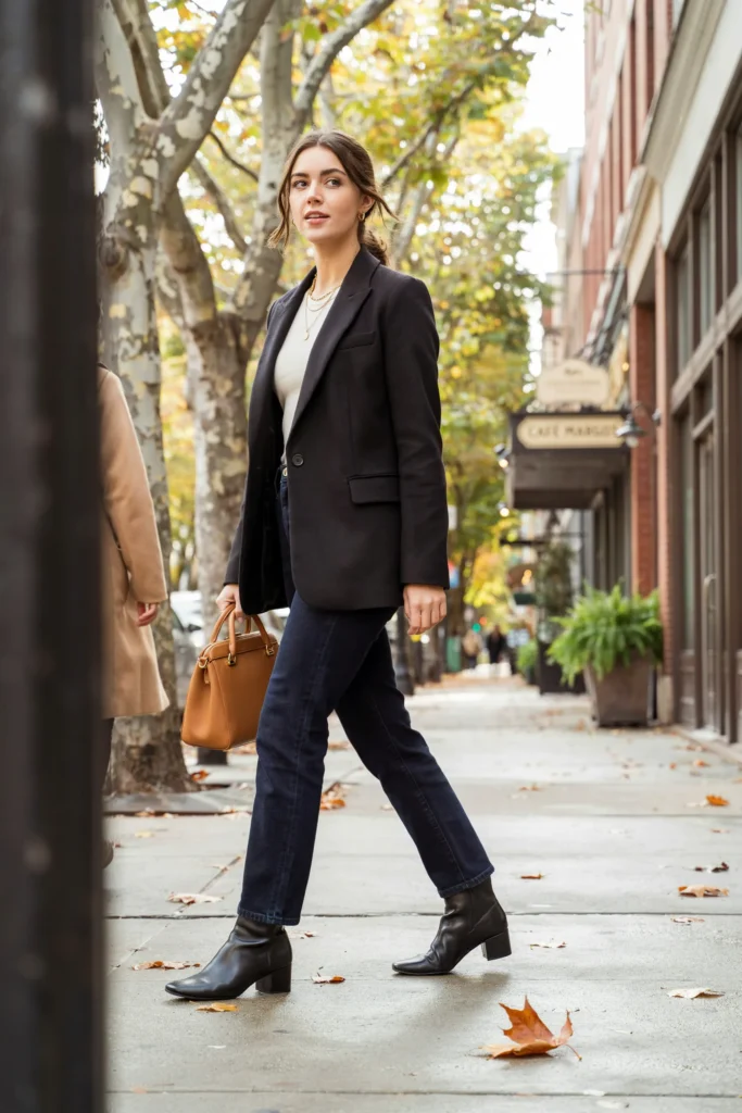 Black Blazer Denim