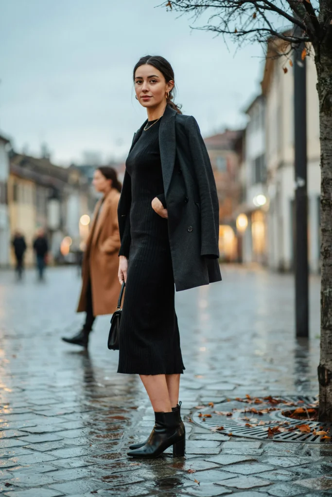 Black Knit Elegance