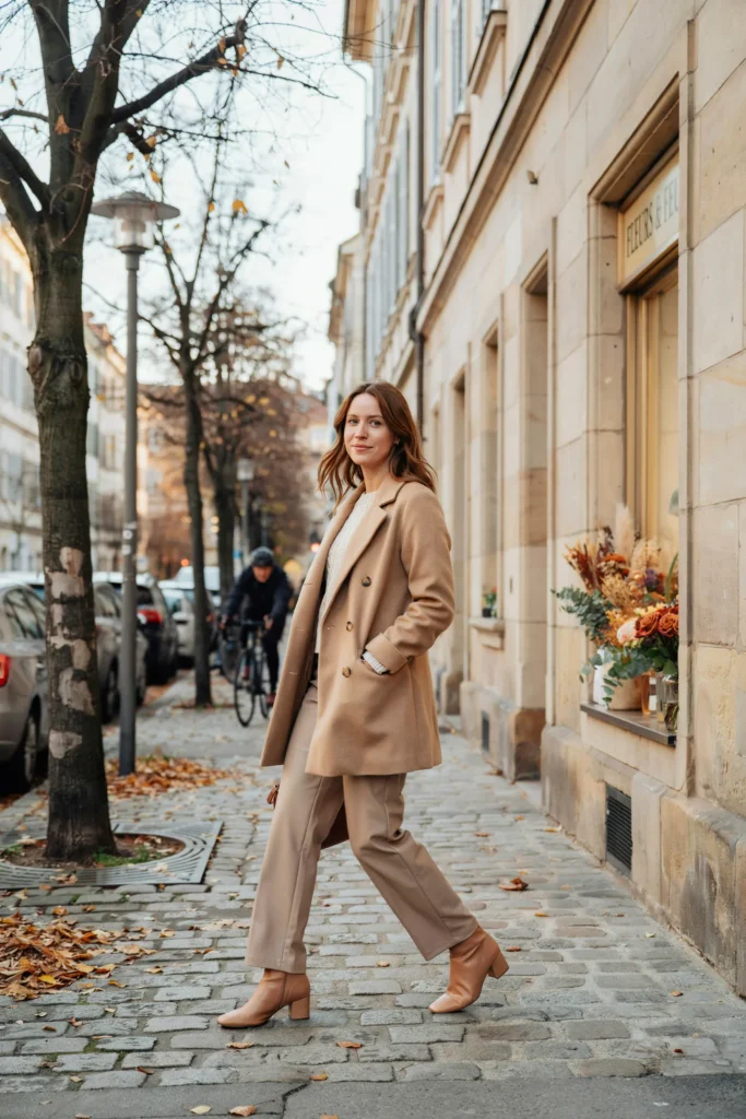 Camel Coat Layers