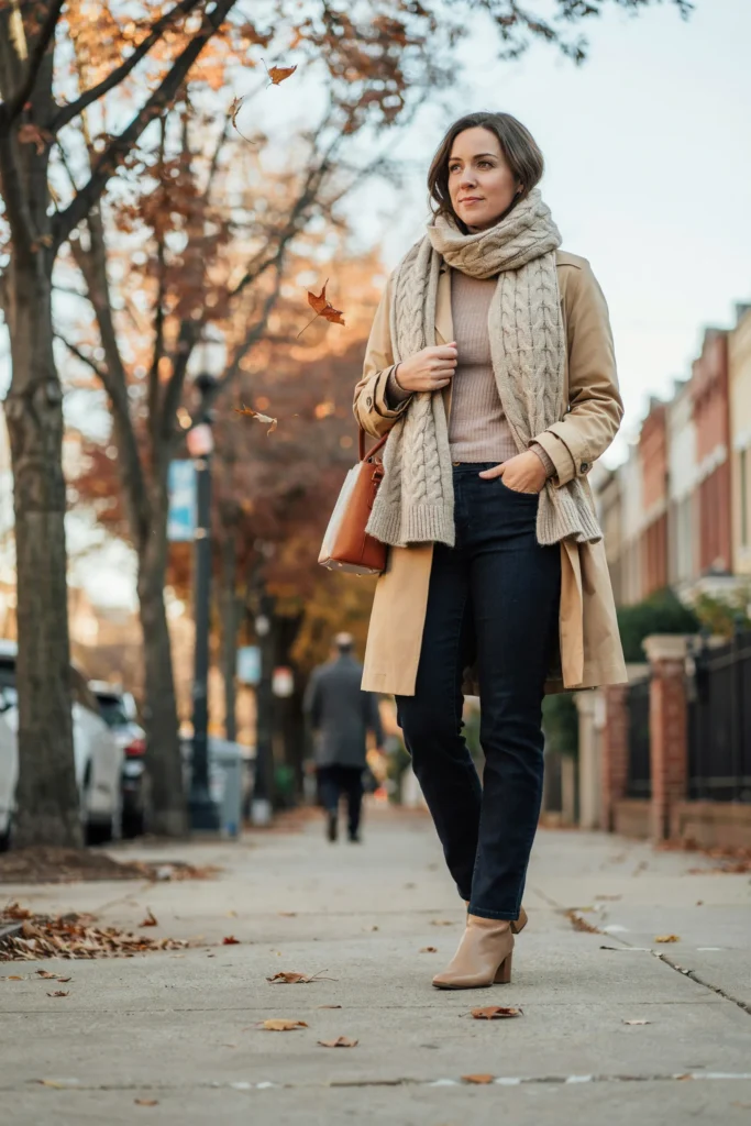 Chunky Scarf Layers