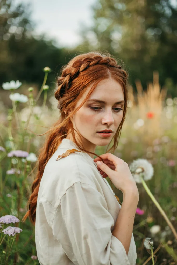 Copper Halo Braid
