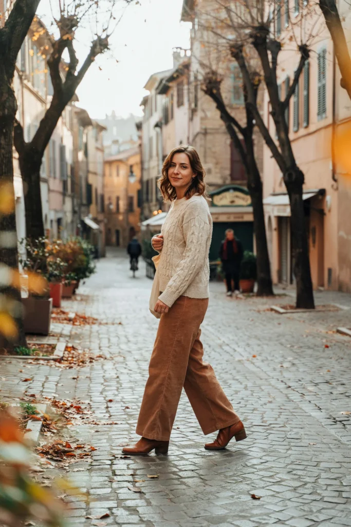 Corduroy Trouser Look