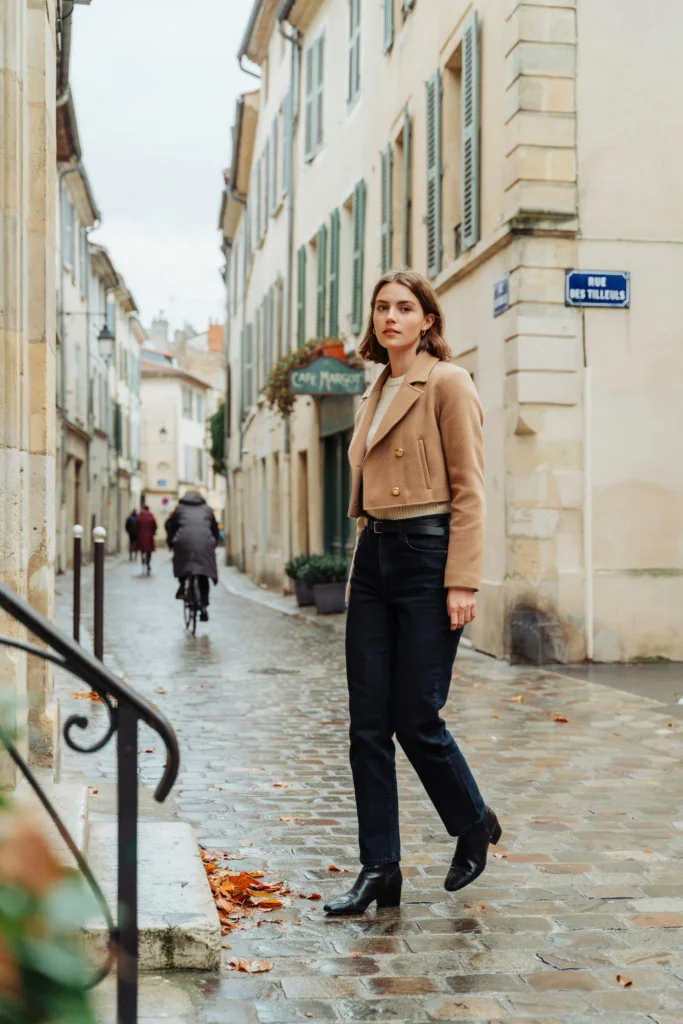 Cropped Jacket Look