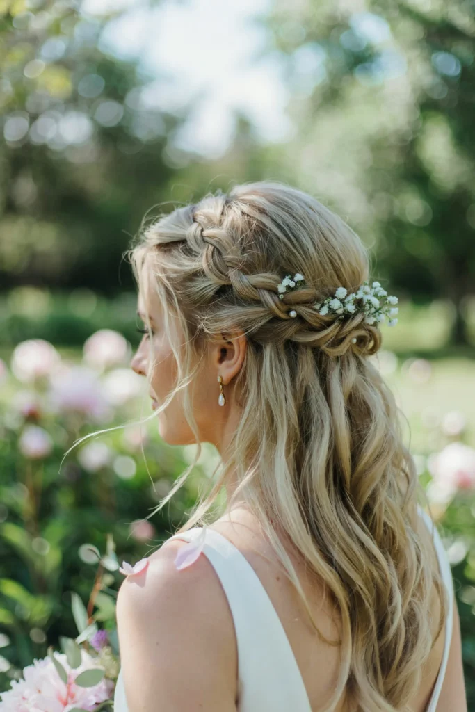 Crown Half Up Braid