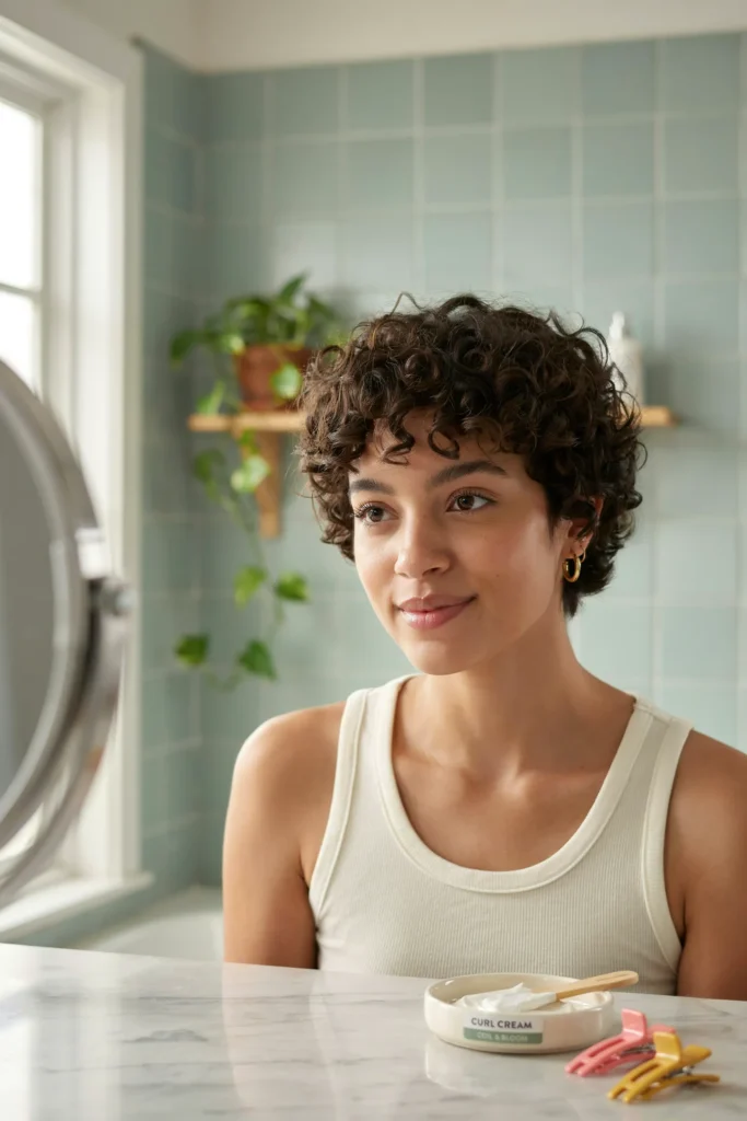 Curly Pixie