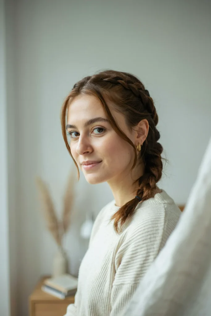 Diagonal French Braid