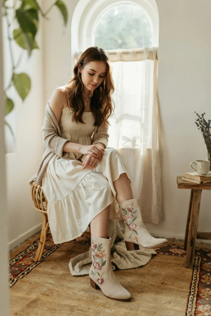 Embroidered Boots