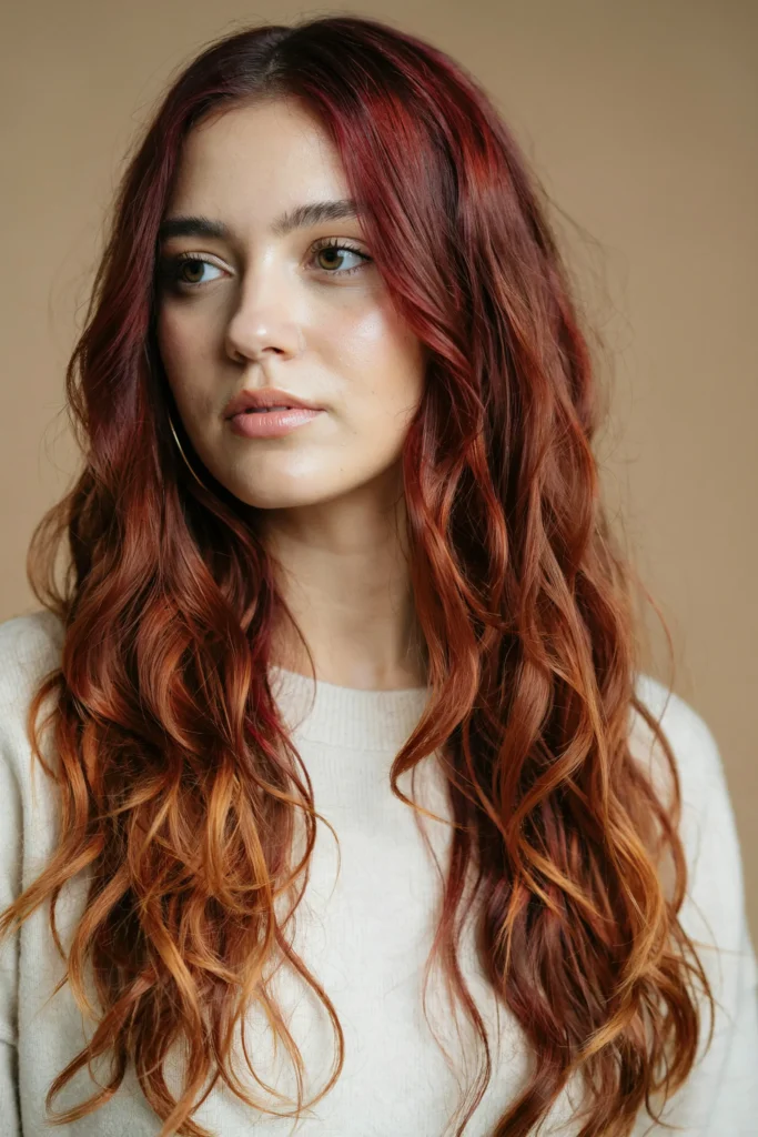 Fire Ombre Curls