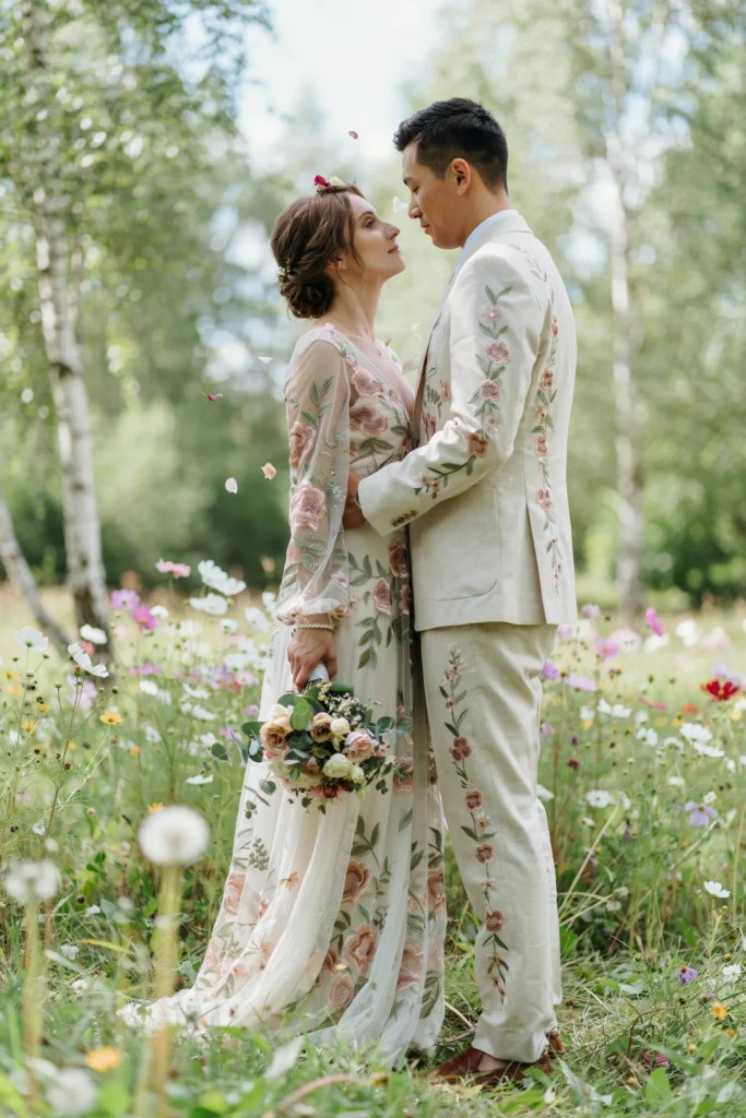 Floral Embroidered Harmony