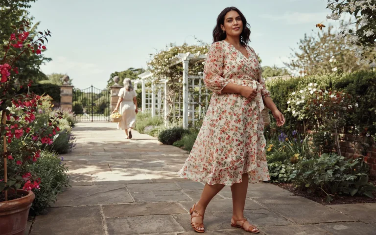 Floral Wrap Dress
