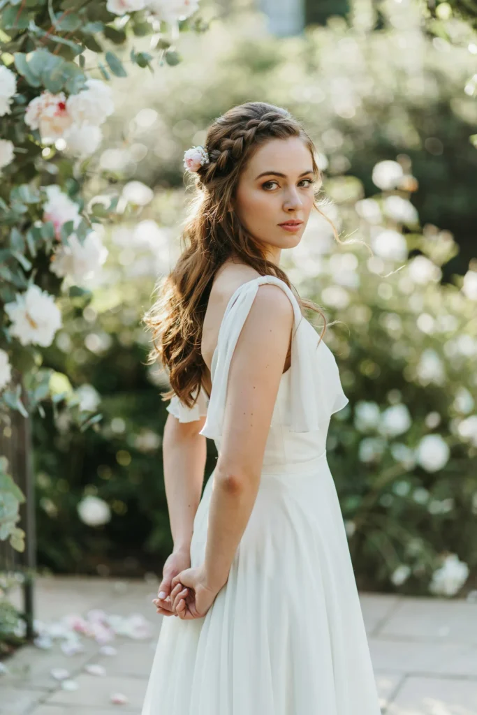 Half Up Twist Crown