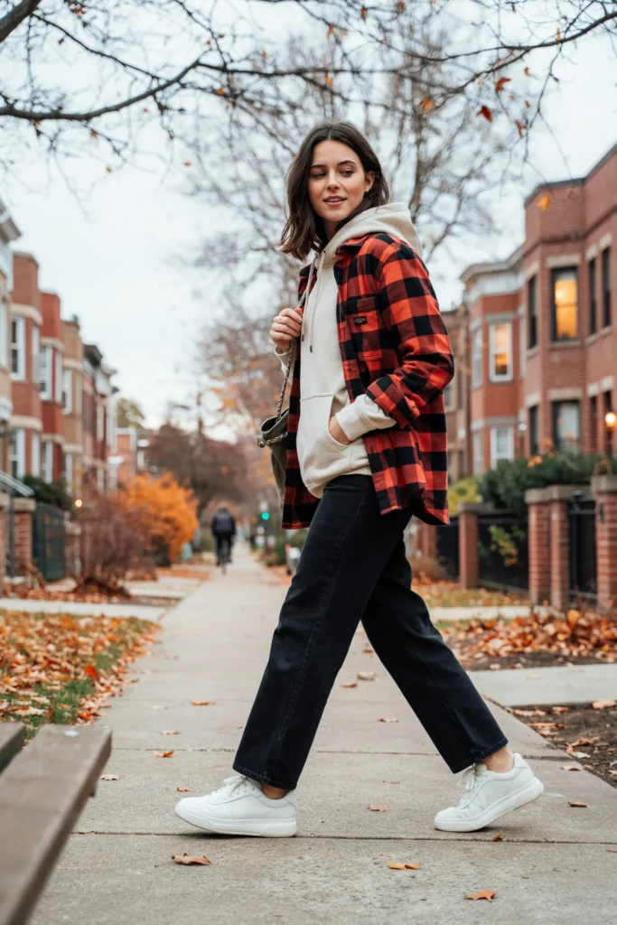 Hoodie Layer Flannel