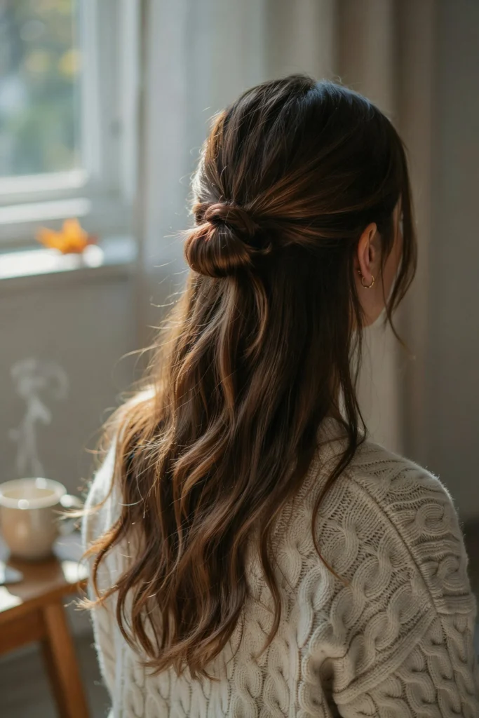 Knotted Half Up