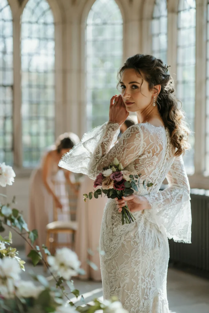 Lace Trumpet Sleeves