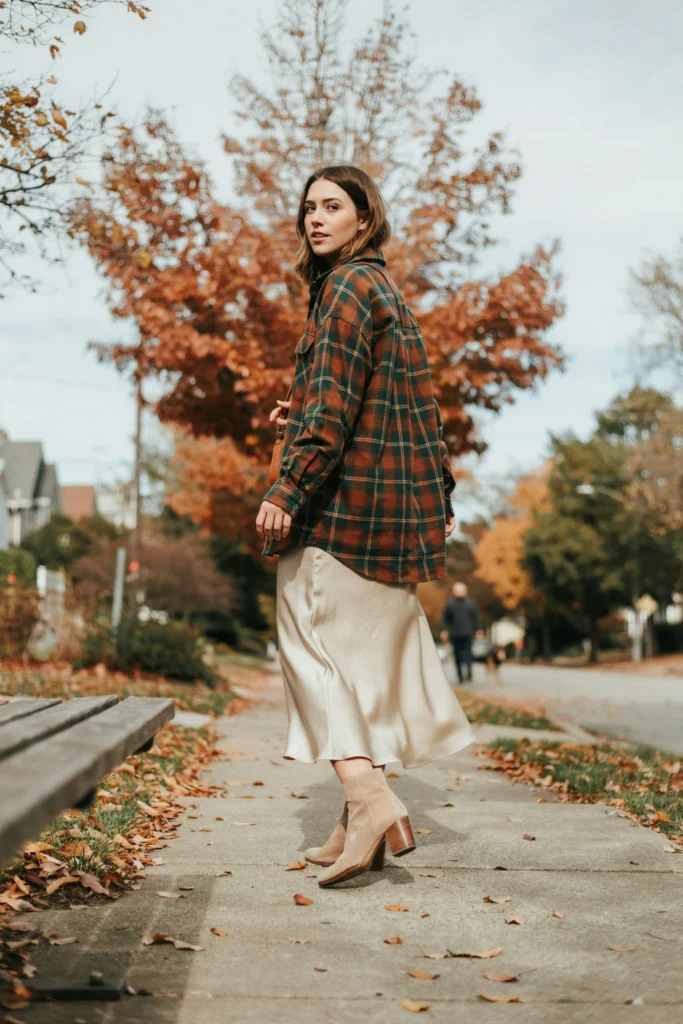 Layered Skirt Flannel