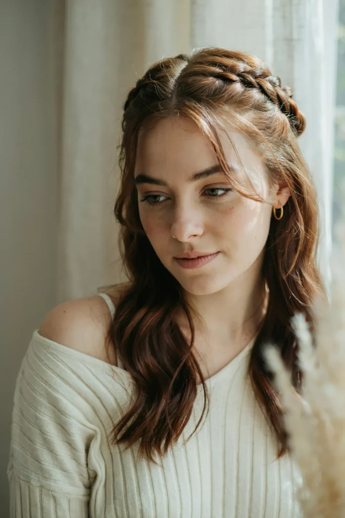 Mahogany Half-Up Twist