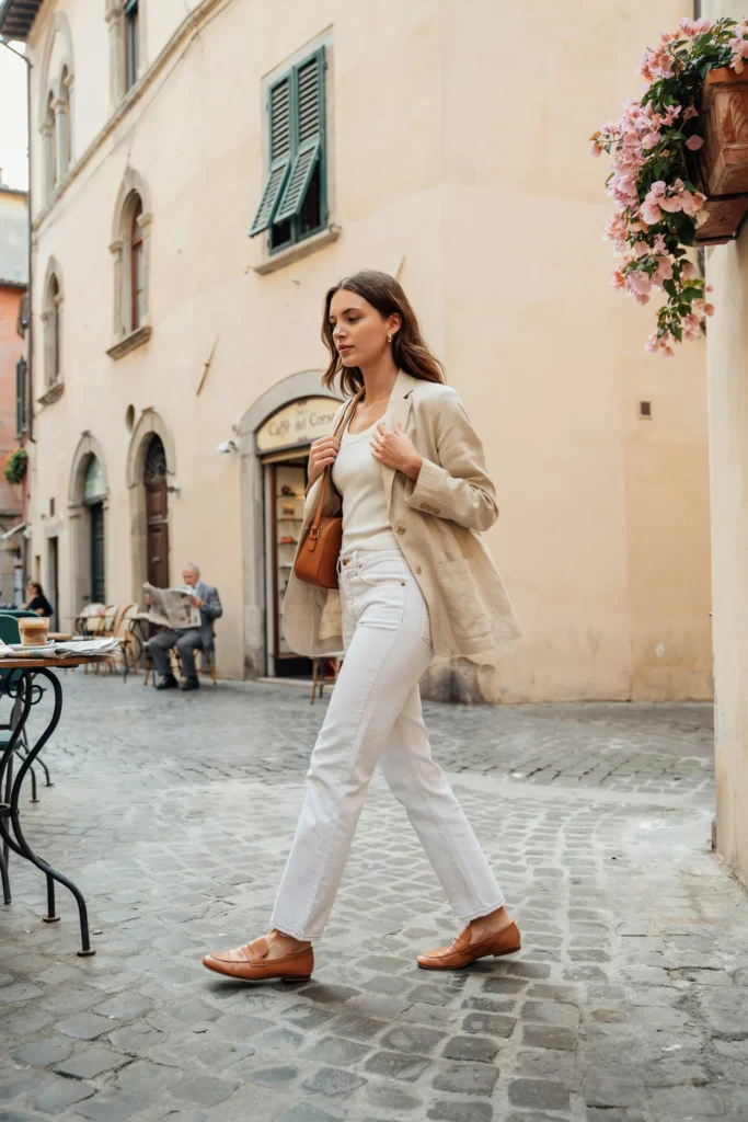 Minimal White Denim