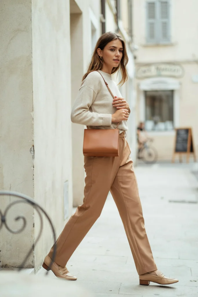 Monochrome Beige Look