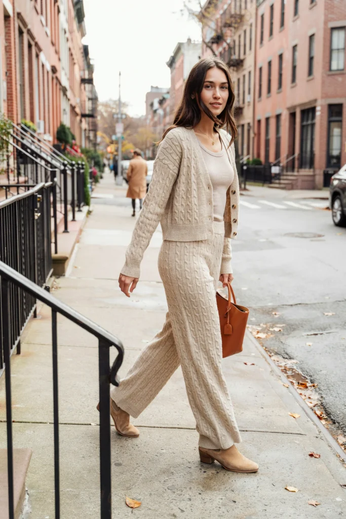 Monochrome Knit Set