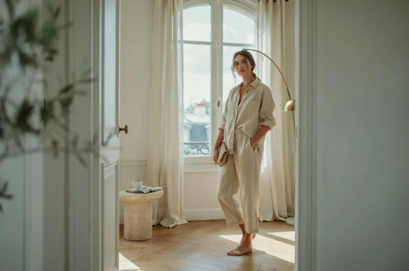 Monochrome Linen Set
